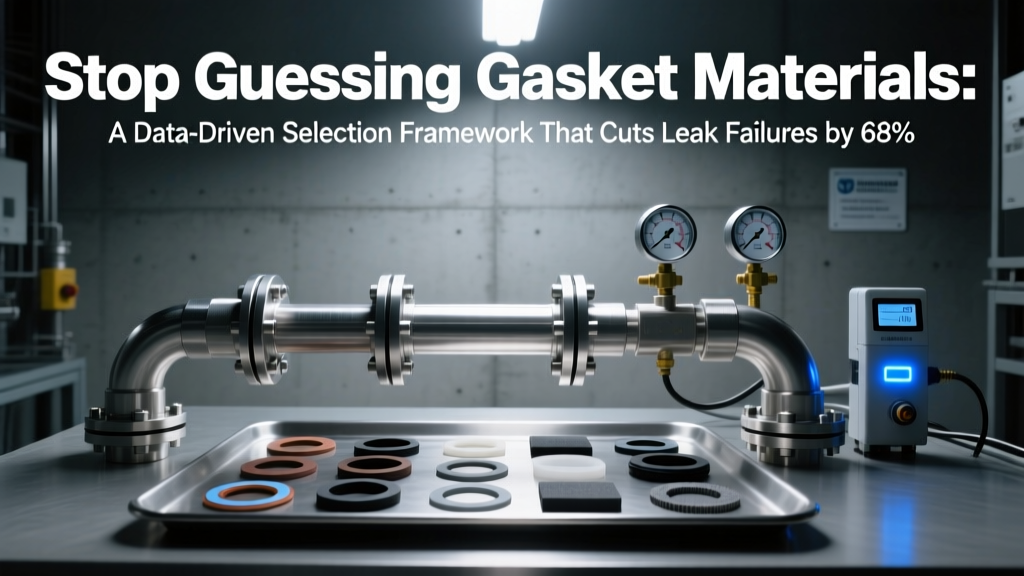 Gasket Material Selection: Cut Leak Failures by 68%