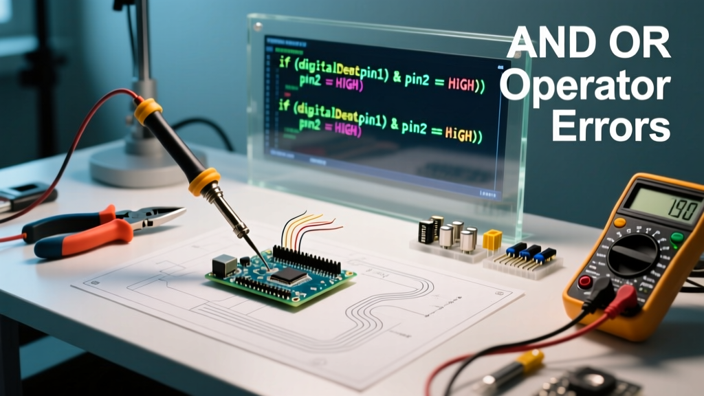 Troubleshooting Arduino AND OR Operator Errors: Syntax & Logic Fixes