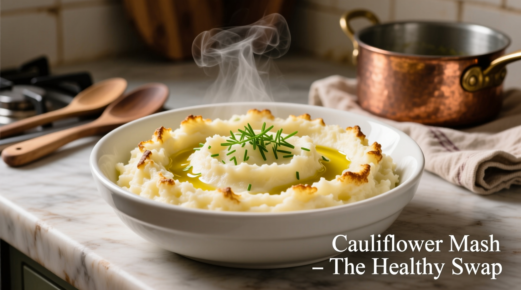 Cauliflower mash alternative to potatoes