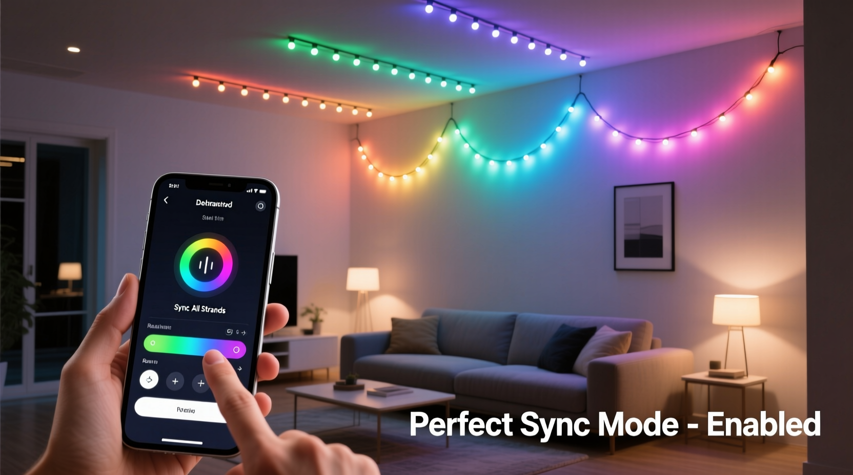 how to calibrate multiple smart light strands to sync perfectly