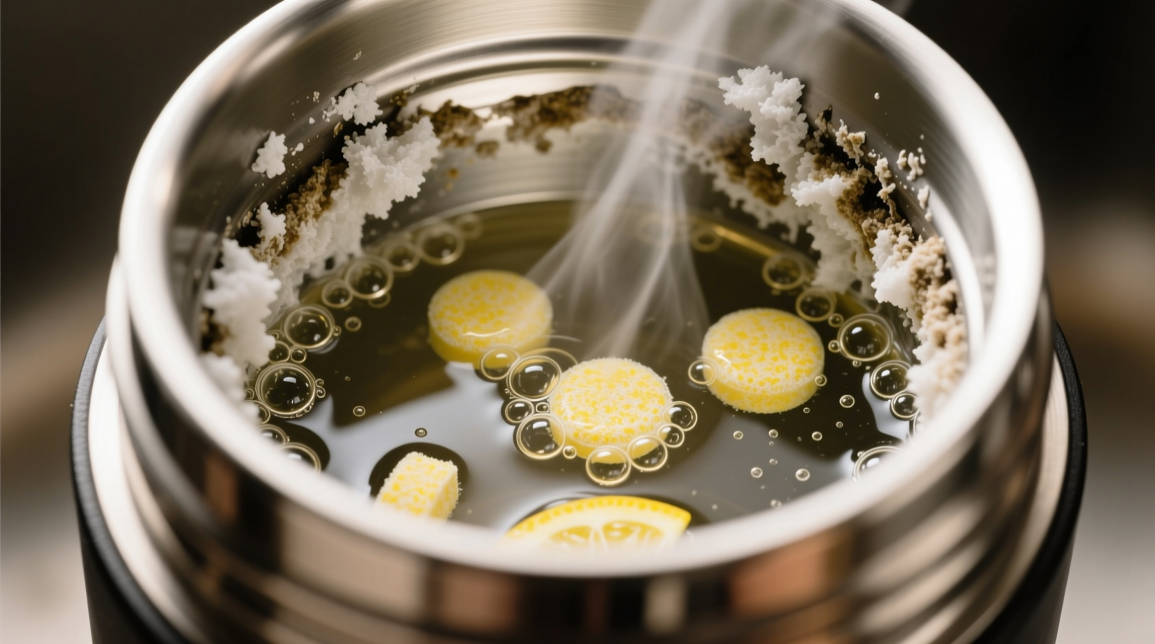 eco friendly thermos cleaning with citric acid