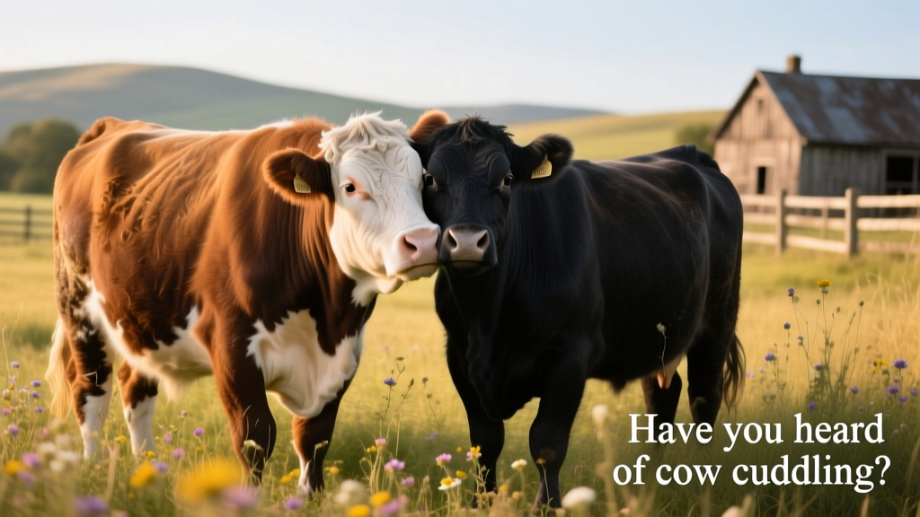 Have You Heard of Cow Cuddling? Therapy Bulls Magnus and Callum Offer Snuggle Sessions for Trauma Survivors