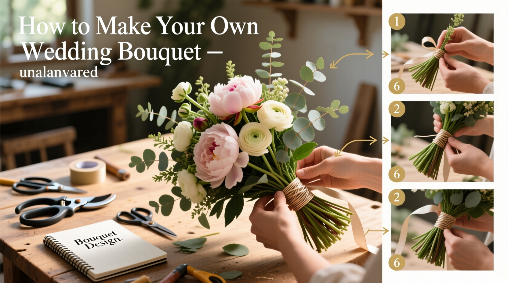 how to make your own wedding bouquet
