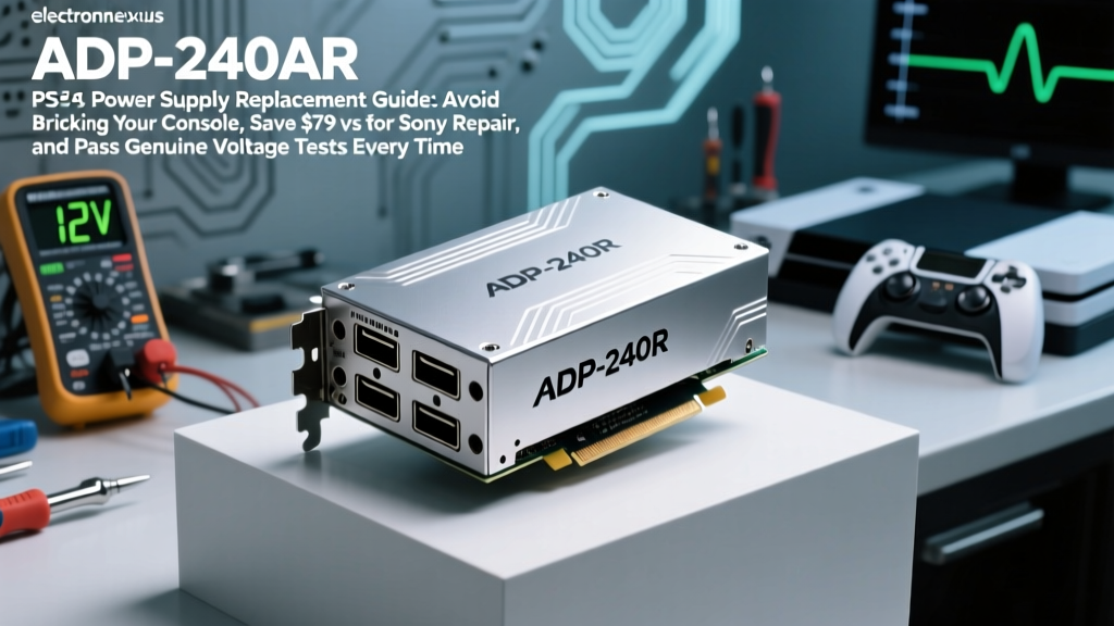 ADP-240AR PS4 Power Supply Replacement Guide: Avoid Bricking Your Console, Save $79 vs. Sony Repair, and Pass Genuine Voltage Tests Every Time