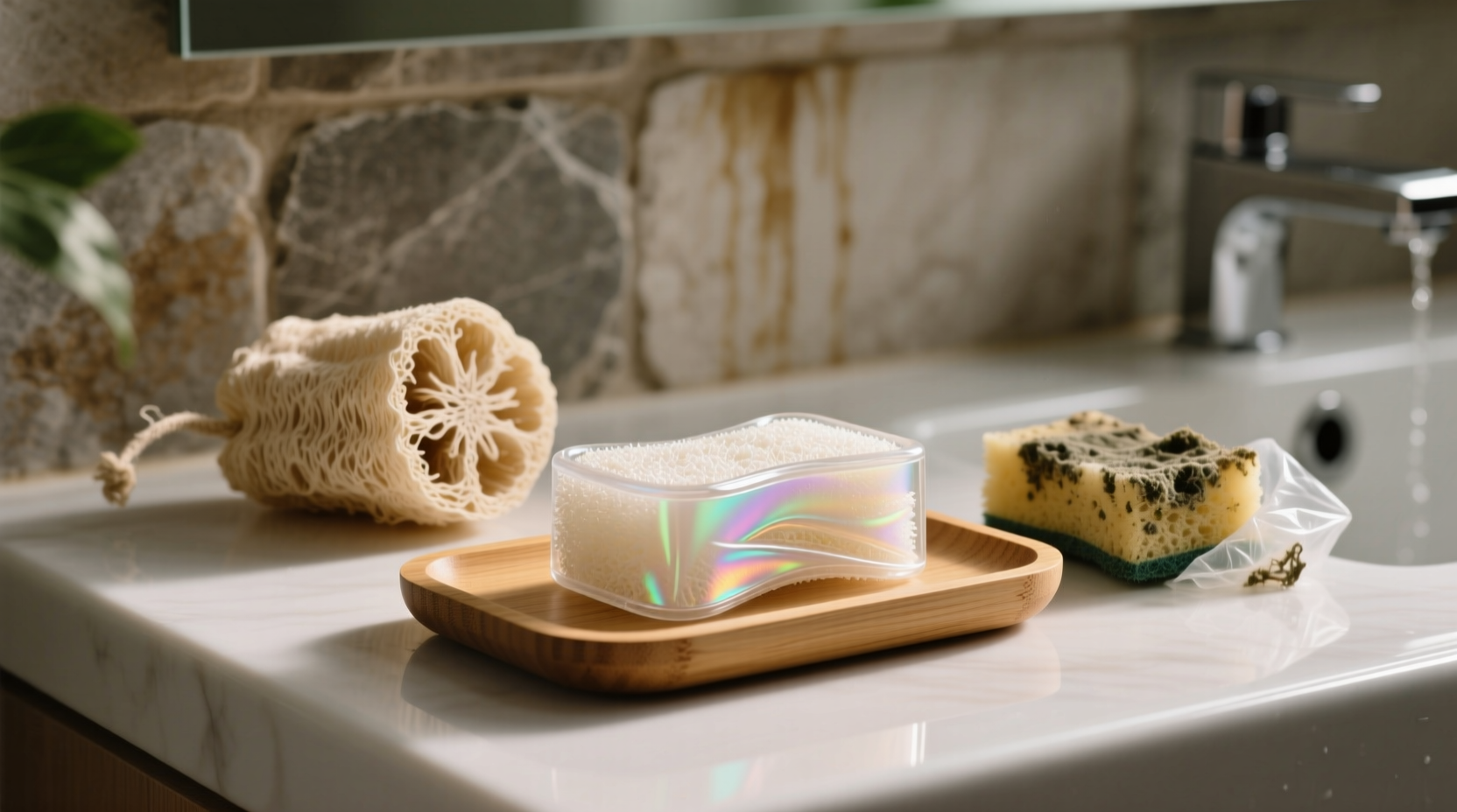 compostable sponges vs loofahs which lasts longer