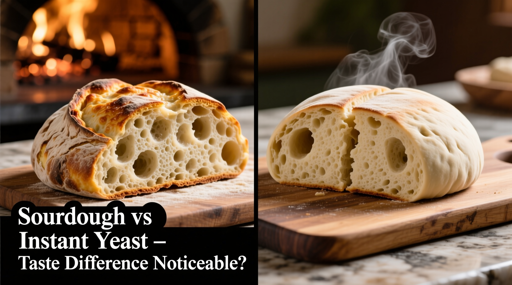 sourdough starter vs instant yeast is the taste difference noticeable in pizza dough
