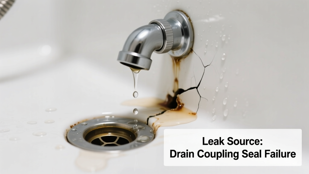 Shower Pan Leaking & Making Clicking Sound: Quick Diagnosis