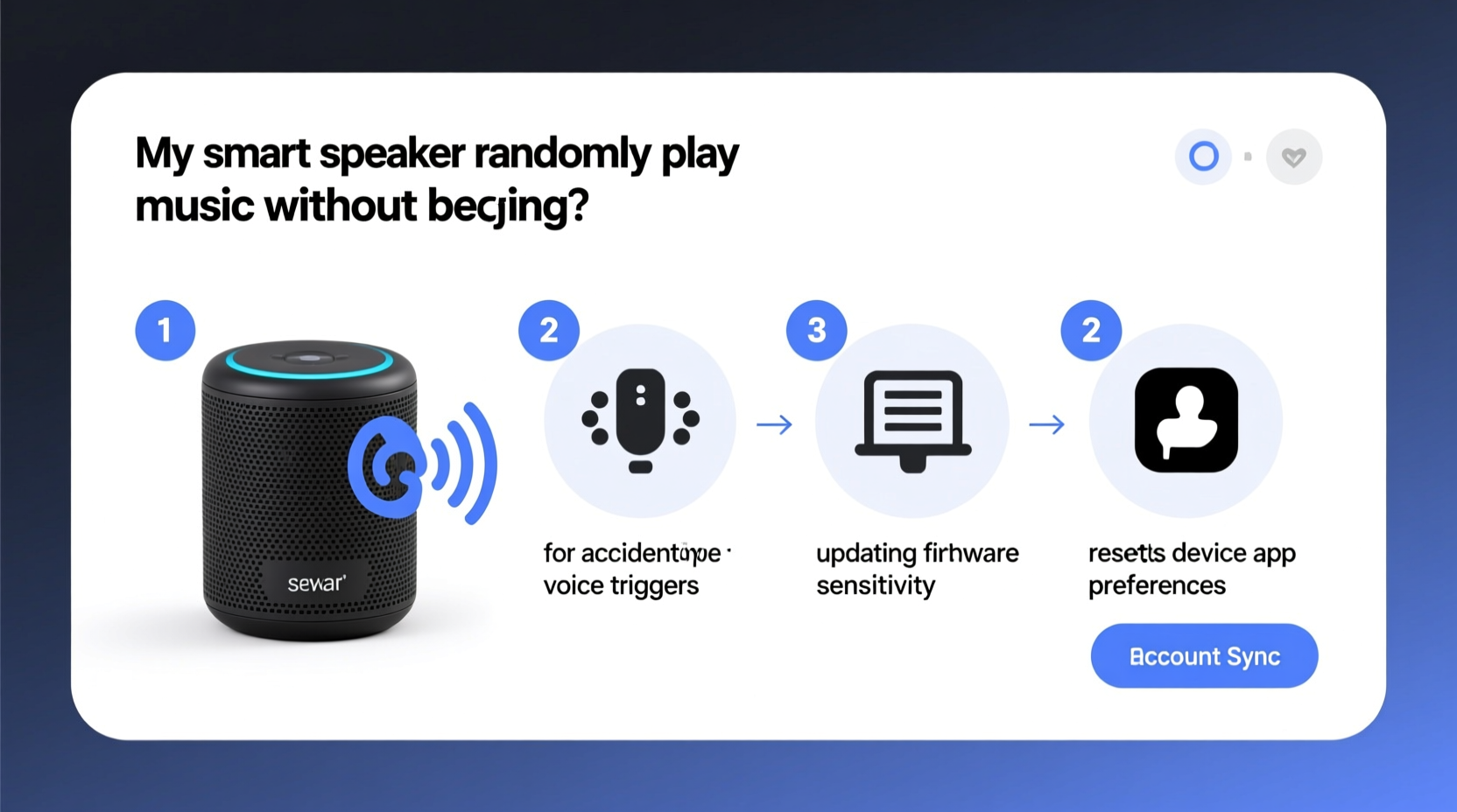 why does my smart speaker randomly play music unprompted fixed