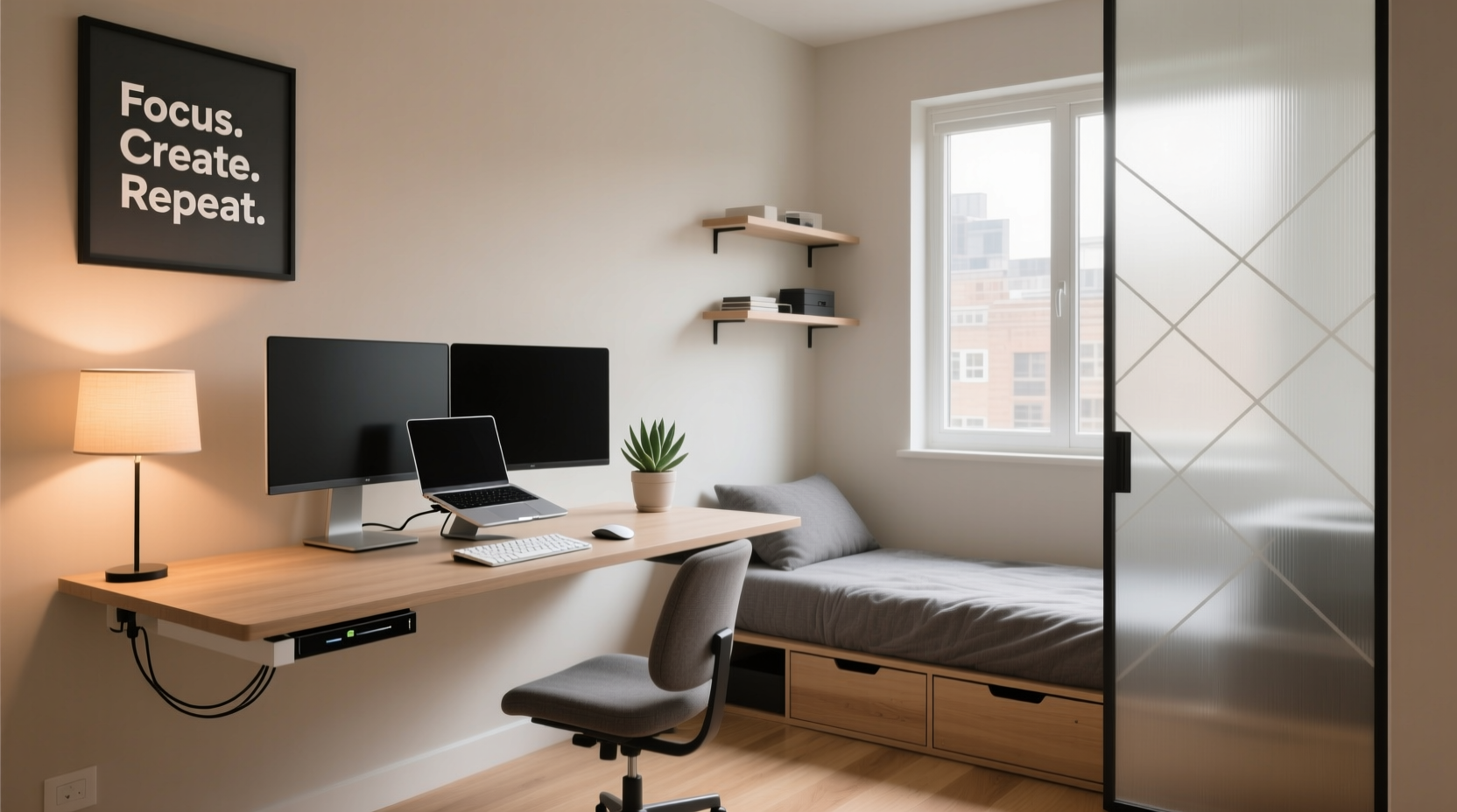 How To Create A Productive Workspace In A Studio Apartment Without ...