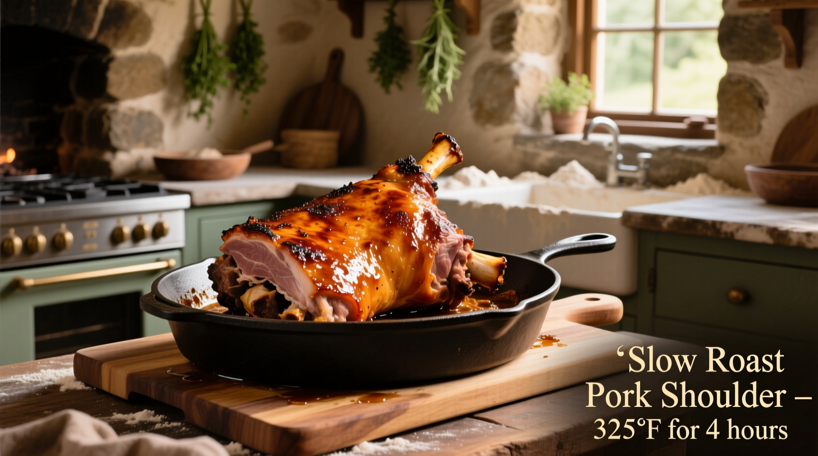 how to cook pork shoulder in oven