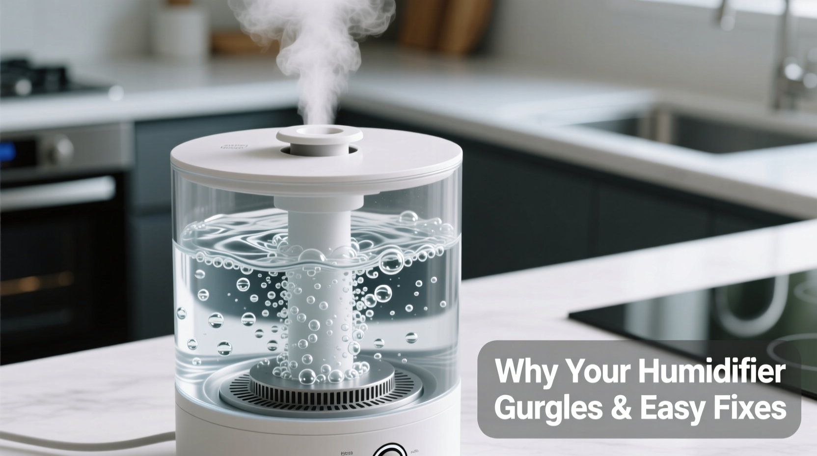 why is my humidifier making a gurgling sound causes and easy solutions