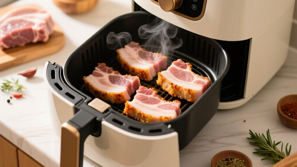 Frozen Pork in Air Fryer: Crispy, Safe & Effortless