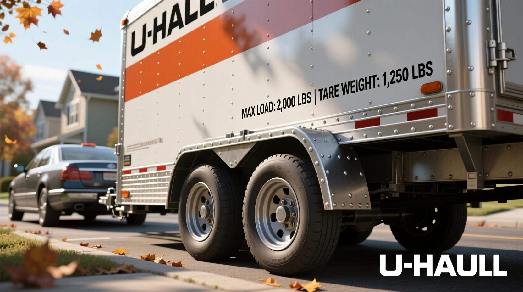 how much does a uhaul car trailer weigh