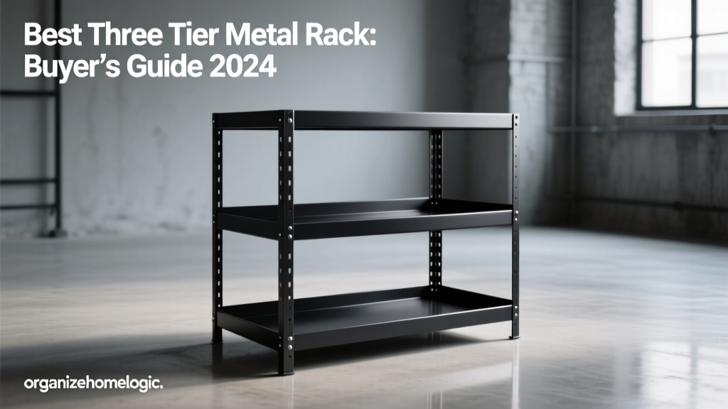 Best Three Tier Metal Rack: Buyer’s Guide 2024
