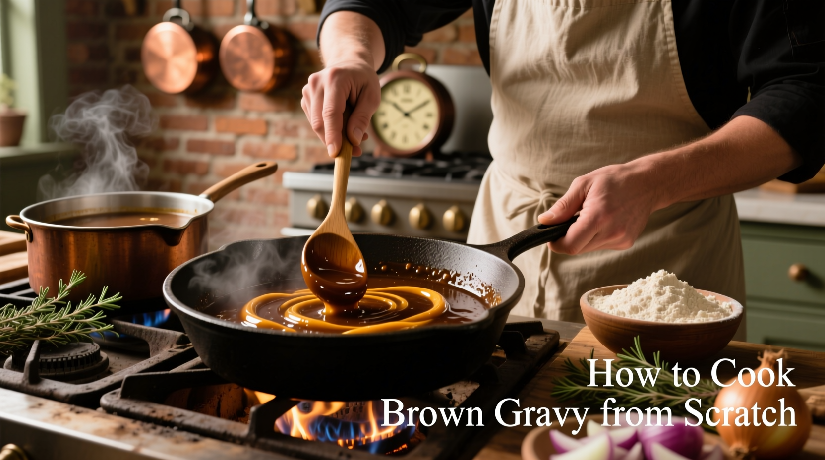 how to cook brown gravy from scratch
