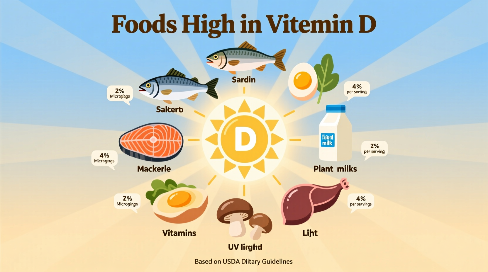 Top Vitamin D Food Sources: Natural & Fortified Options