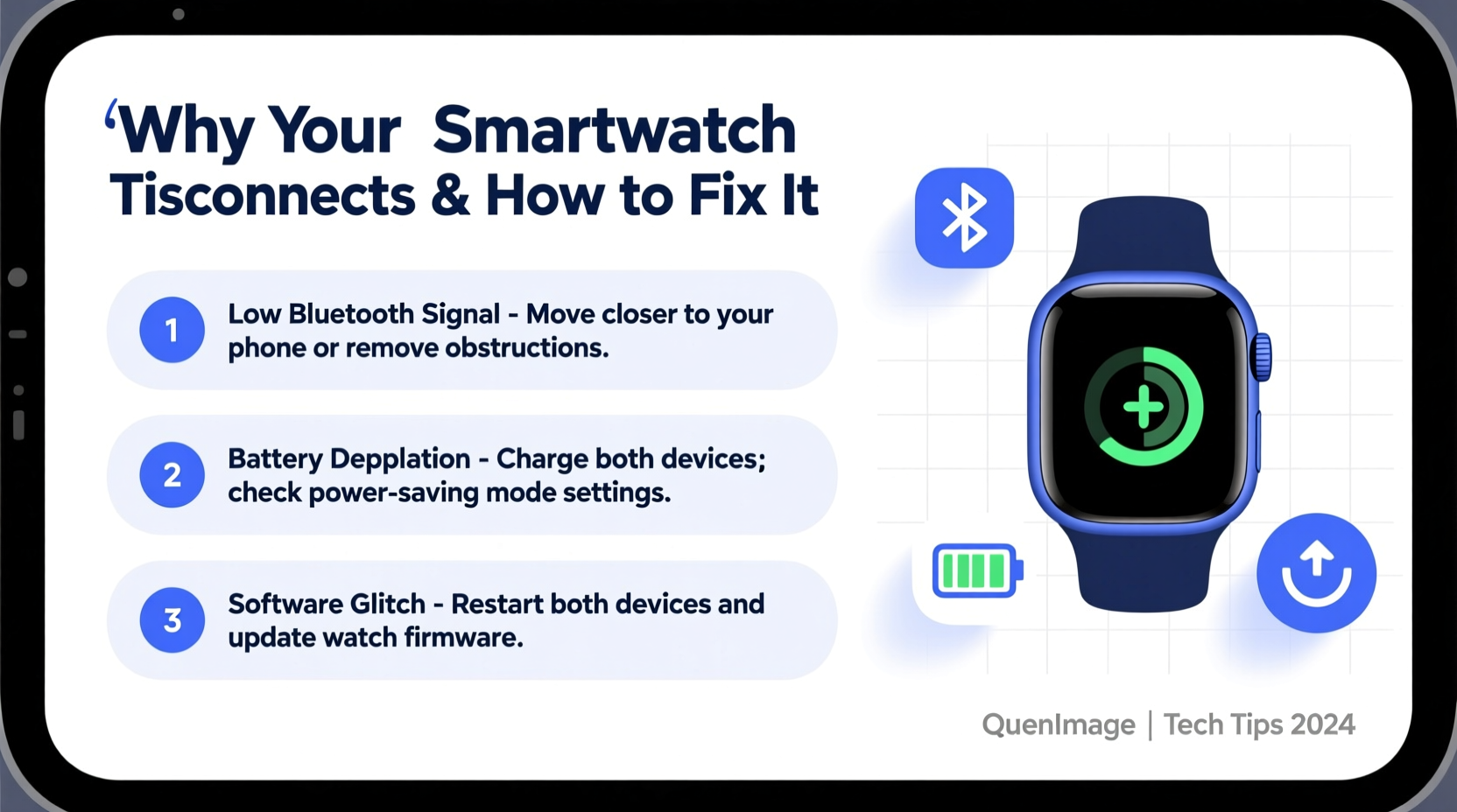 why does my smartwatch disconnect from my phone and how to stop it