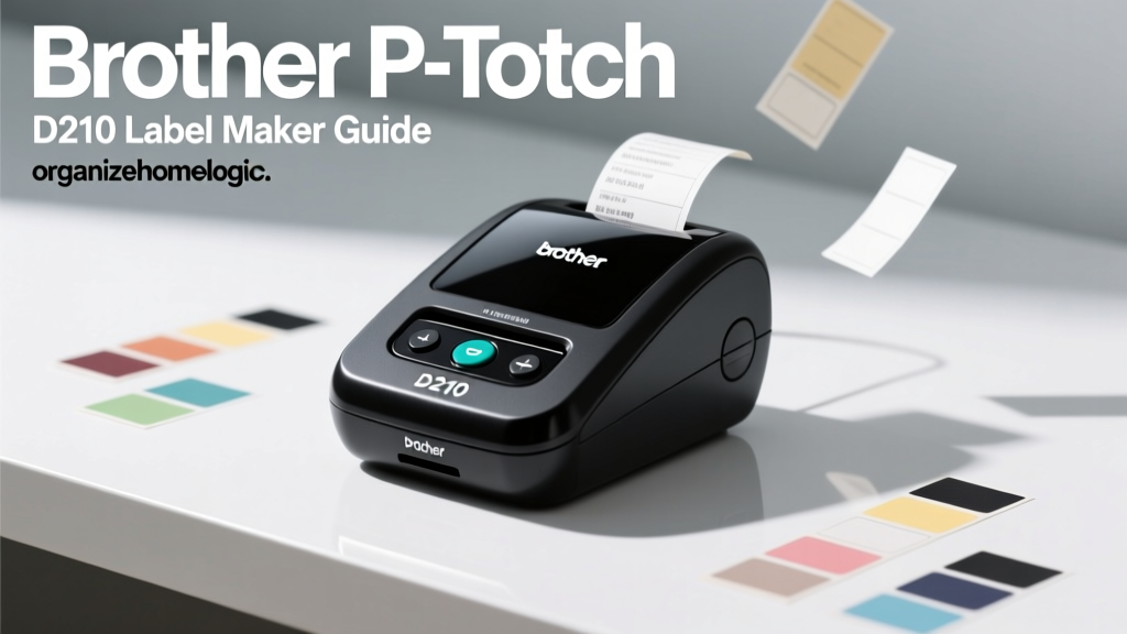 Brother P-Touch D210 Label Maker Guide
