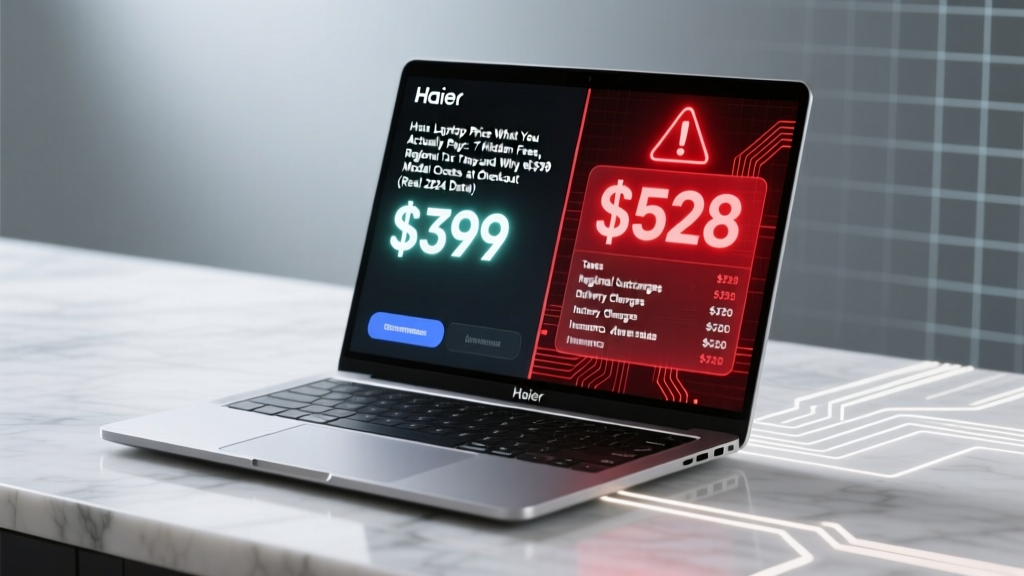 Haier Laptop Price What You Actually Pay: 7 Hidden Fees, Regional Tax Traps, and Why the $399 Model Costs $528 at Checkout (Real 2024 Data)