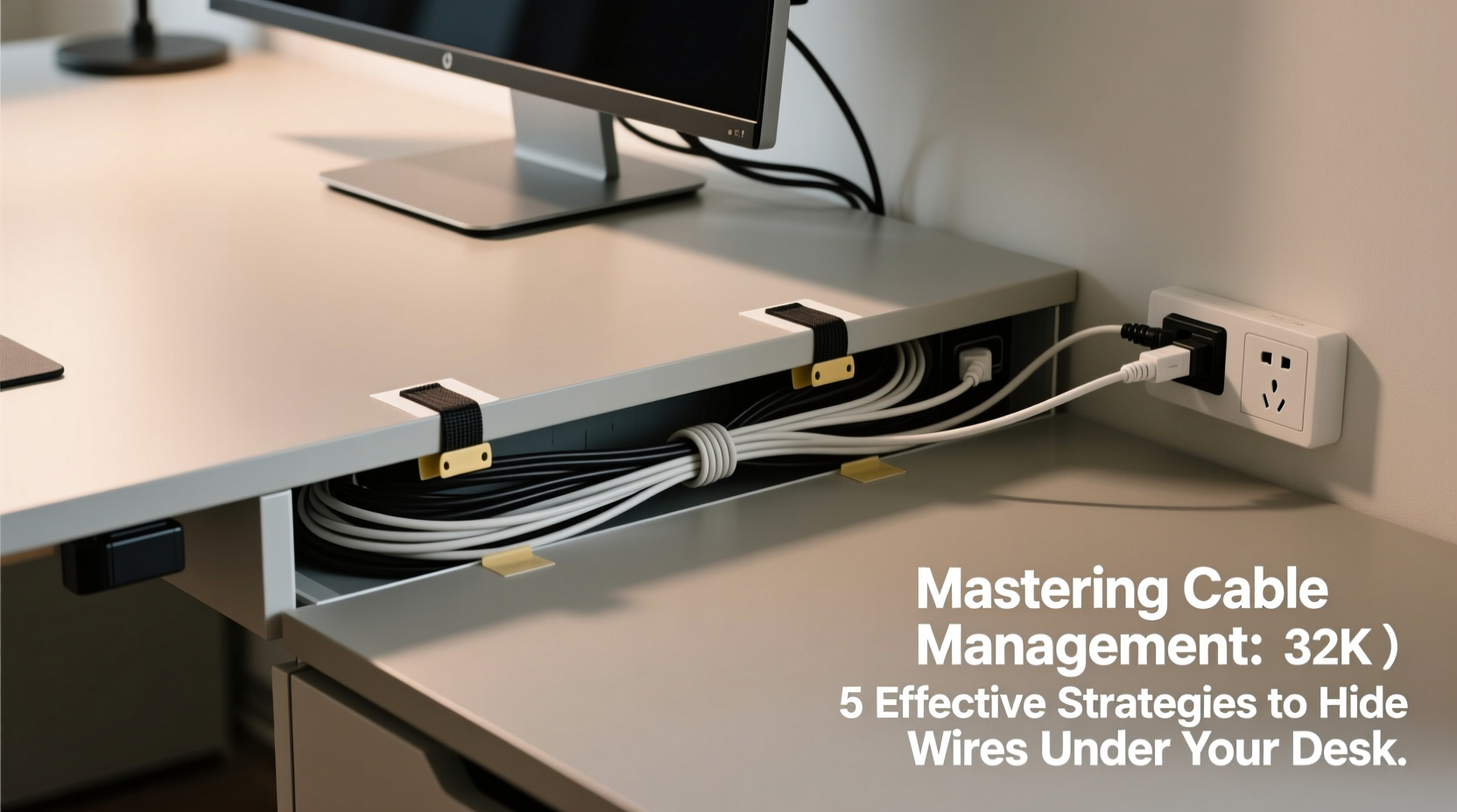 mastering cable management effective strategies to hide wires under your desk