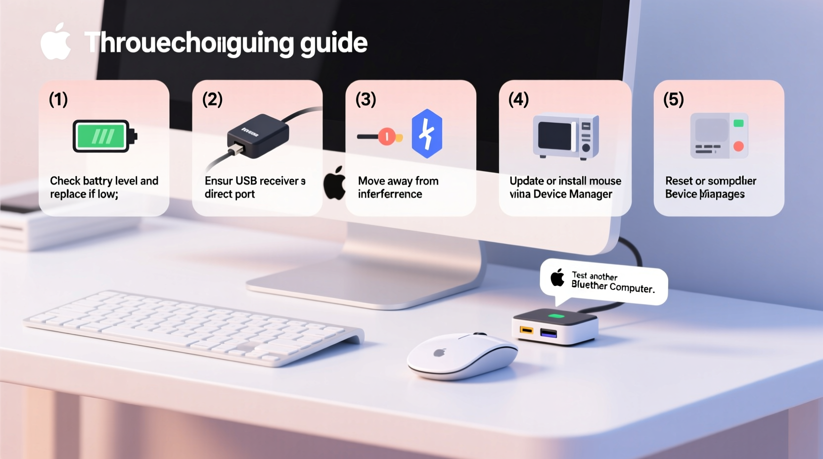 why does my wireless mouse disconnect randomly troubleshooting steps