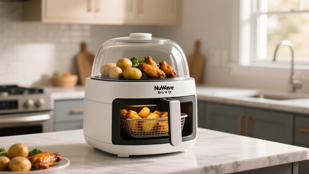 NuWave Brio 14 Qt Air Fryer Features Explained