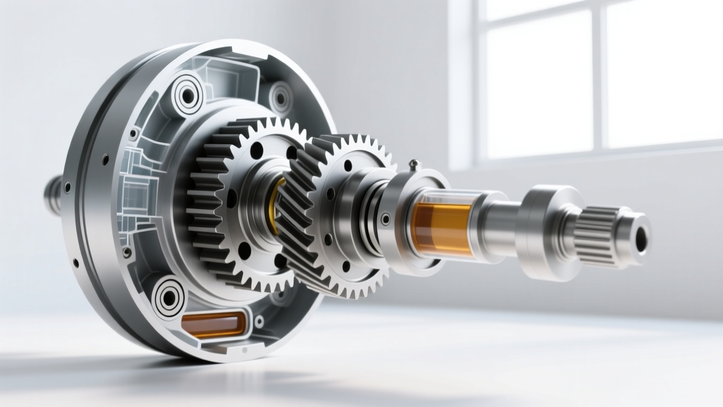 Cutaway diagram of a rear differential showing ring and pinion gear engagement in a 3.73 ratio axle assembly