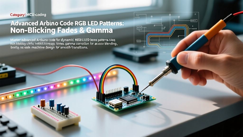 Advanced Arduino Code RGB LED Patterns: Non-Blocking Fades & Gamma