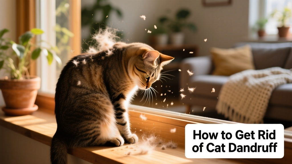 How to get rid of cat dandruff