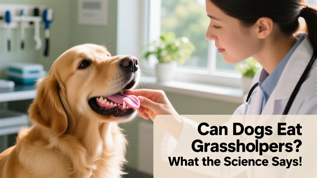 A veterinarian examining a dog's mouth with a gentle hand