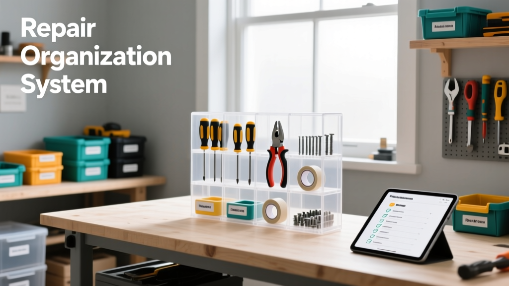 How To Organize Repair: A Practical System for Home Maintenance, Tool Management, and Project Tracking