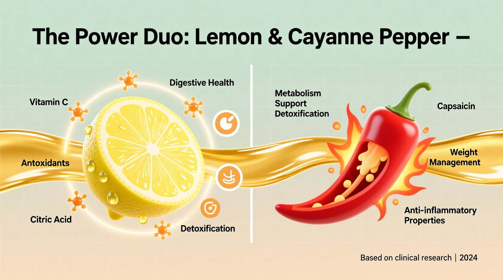 health benefits of lemon and cayenne pepper mix