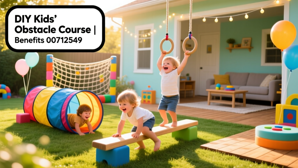 Indoor & Outdoor DIY Obstacle Course for Kids: Evidence-Based Benefits and Practical Setup Guide