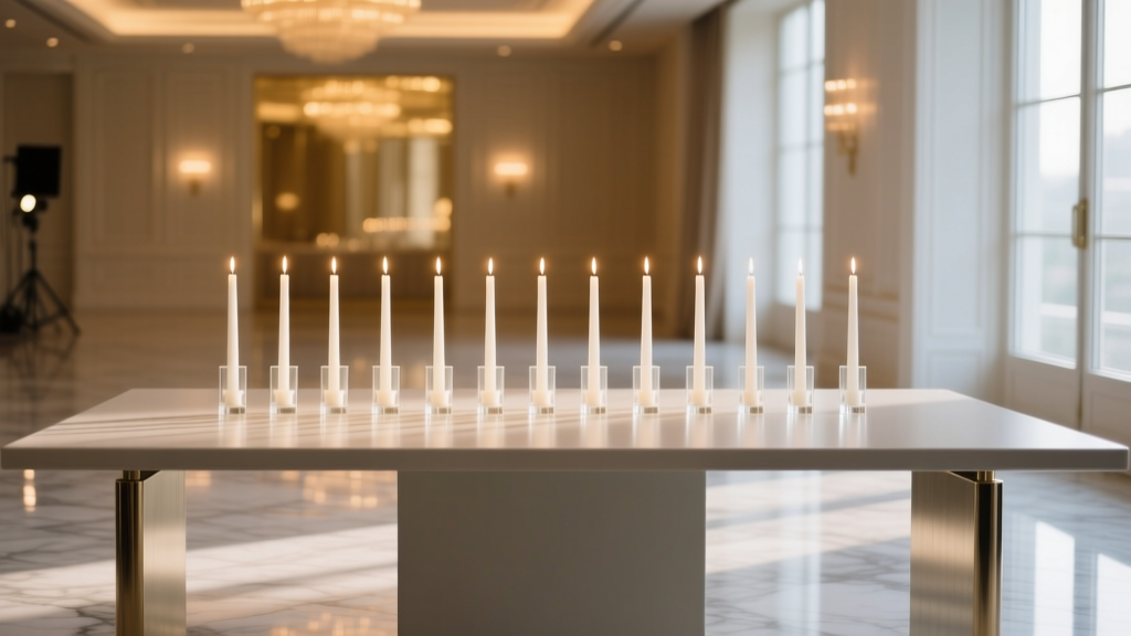 How Many Candles Per Table Wedding? Data-Backed Guide