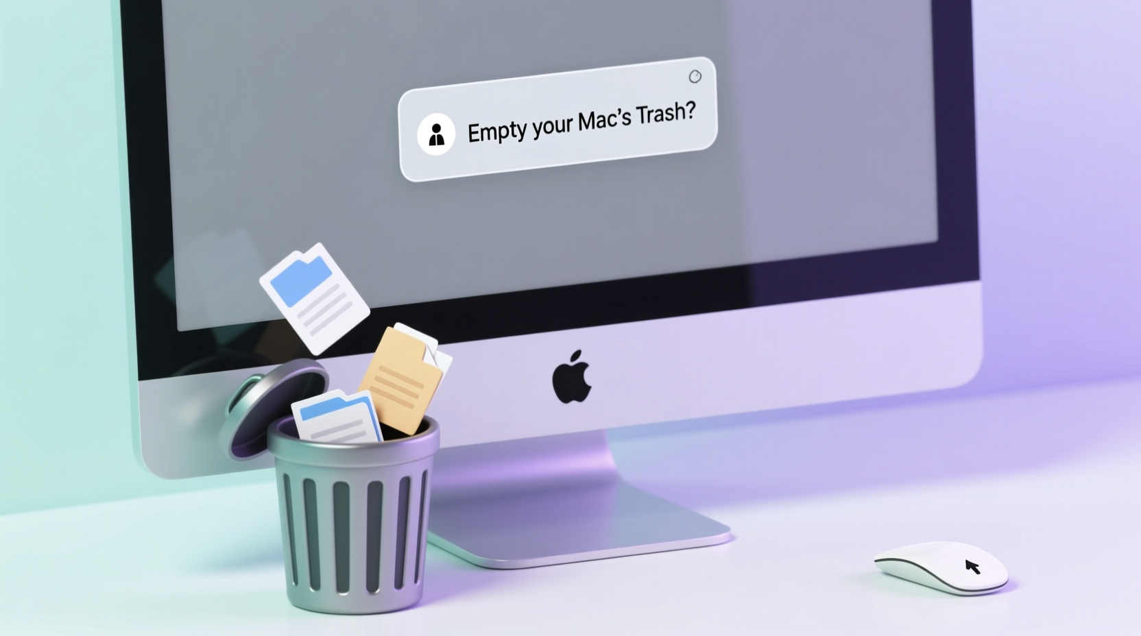 empty reminds you to empty your macs trash