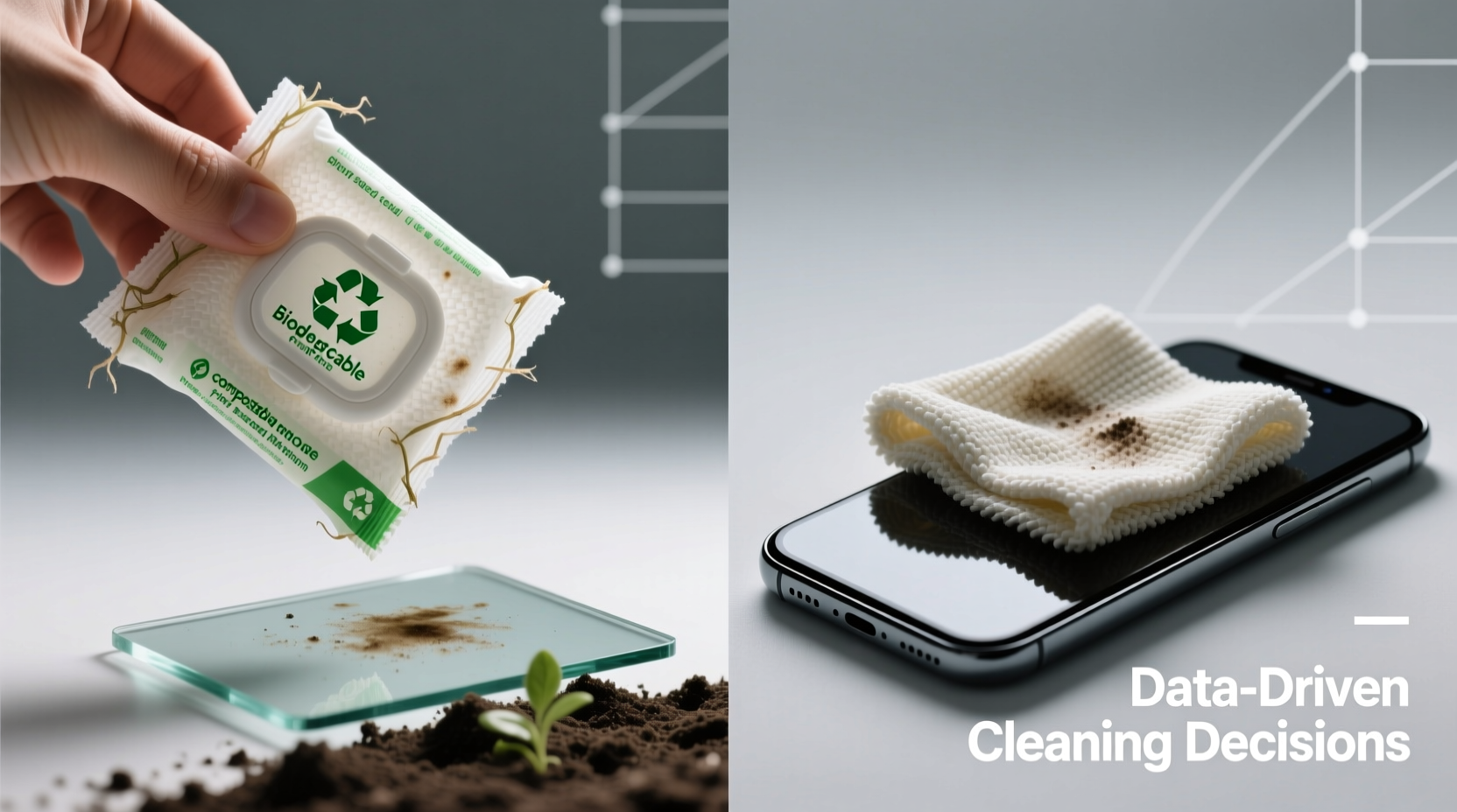 compostable wipes vs microfiber which keeps screens clearer
