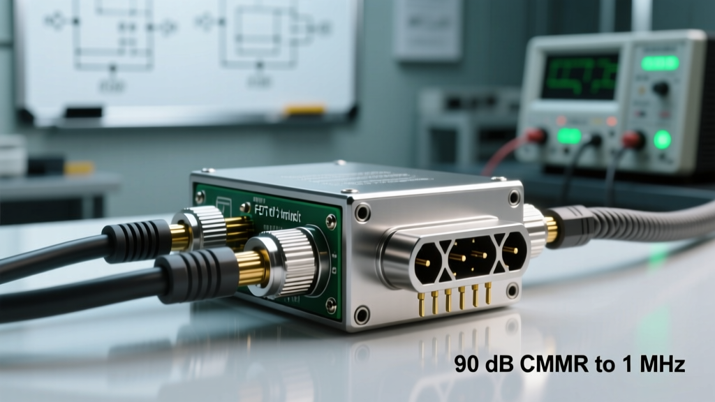 FET-Input Instrumentation Amplifier Maintains 90 dB CMRR to 1 MHz: Design, Performance, and Real-World Validation