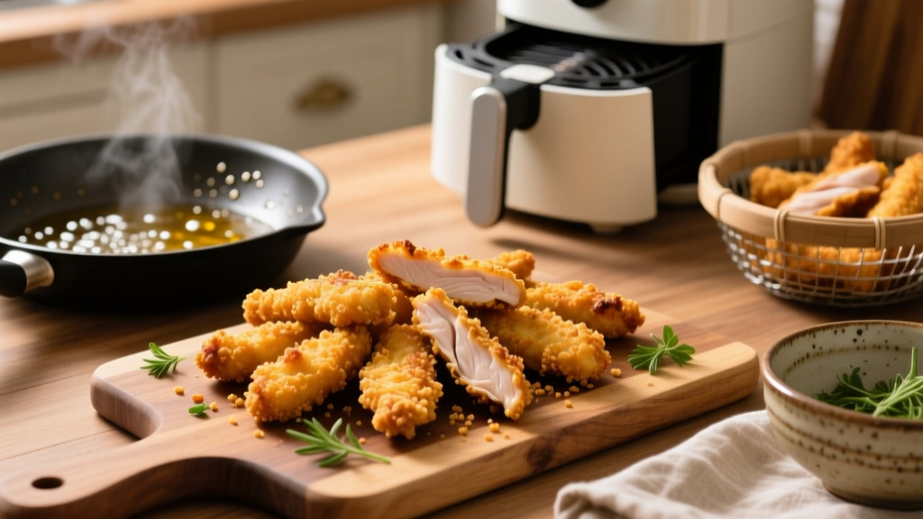 Delish Chicken Tenders in Air Fryer (Crispy & Juicy!)
