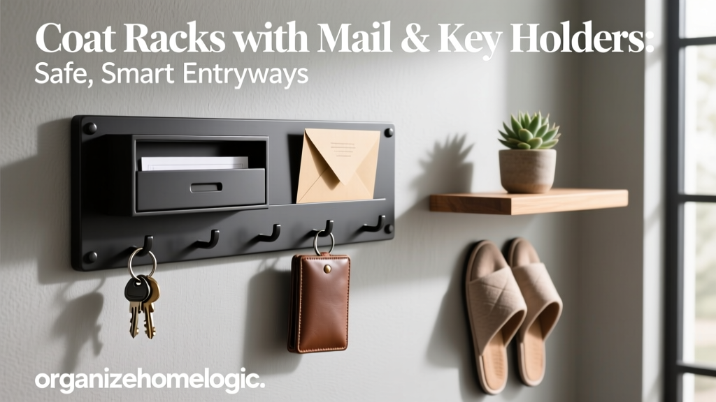 Coat Racks with Mail & Key Holders: Safe, Smart Entryways