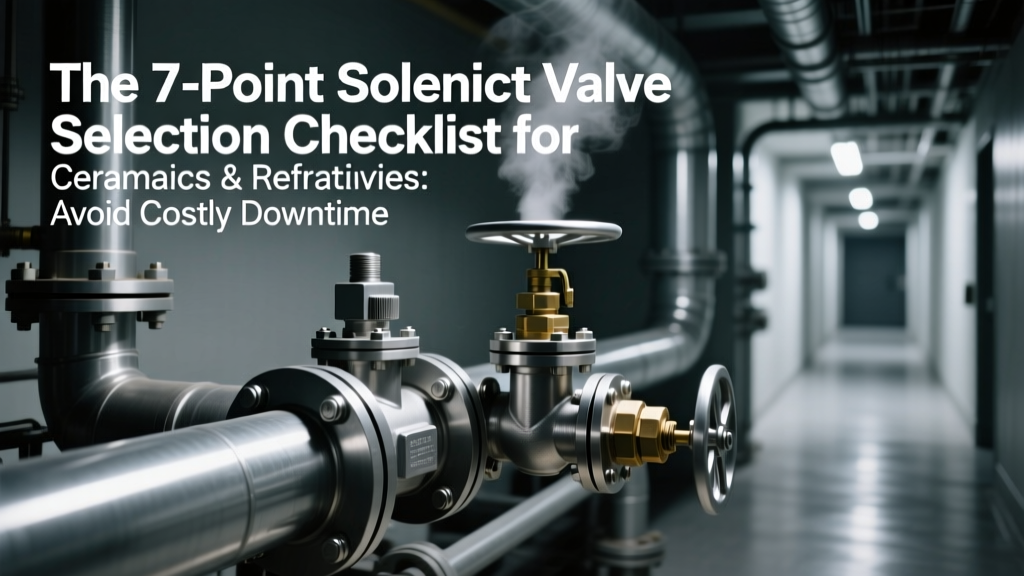 7-Point Solenoid Valve Checklist for Ceramics & Refractories