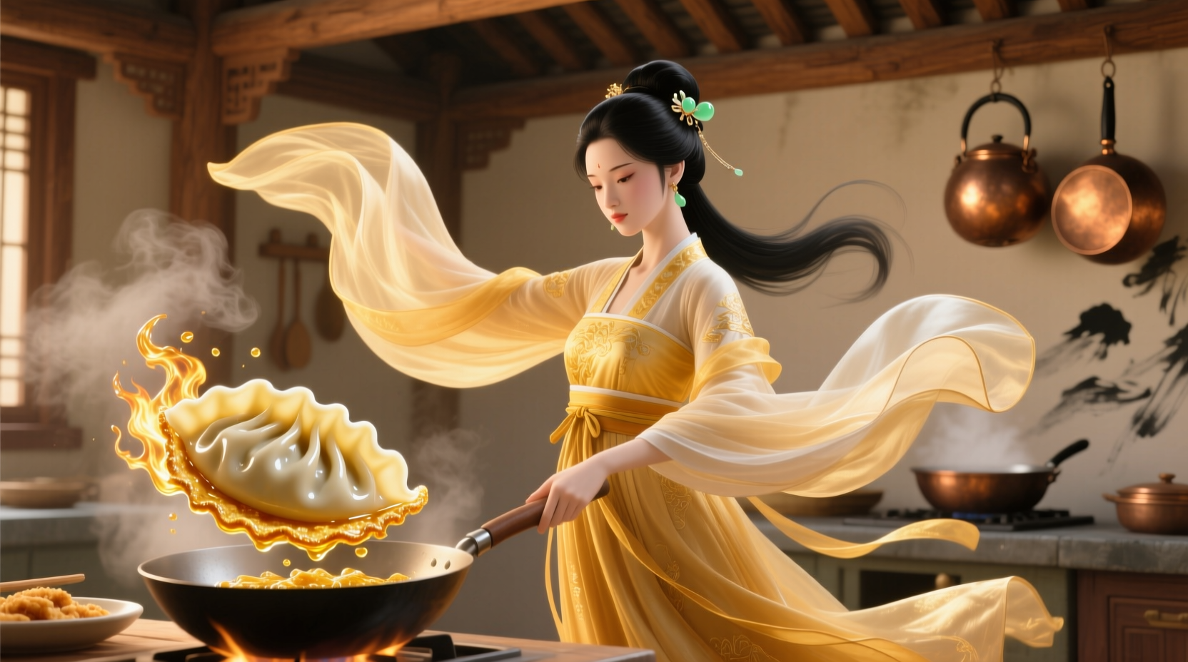 how to fry something without burning your beautiful han