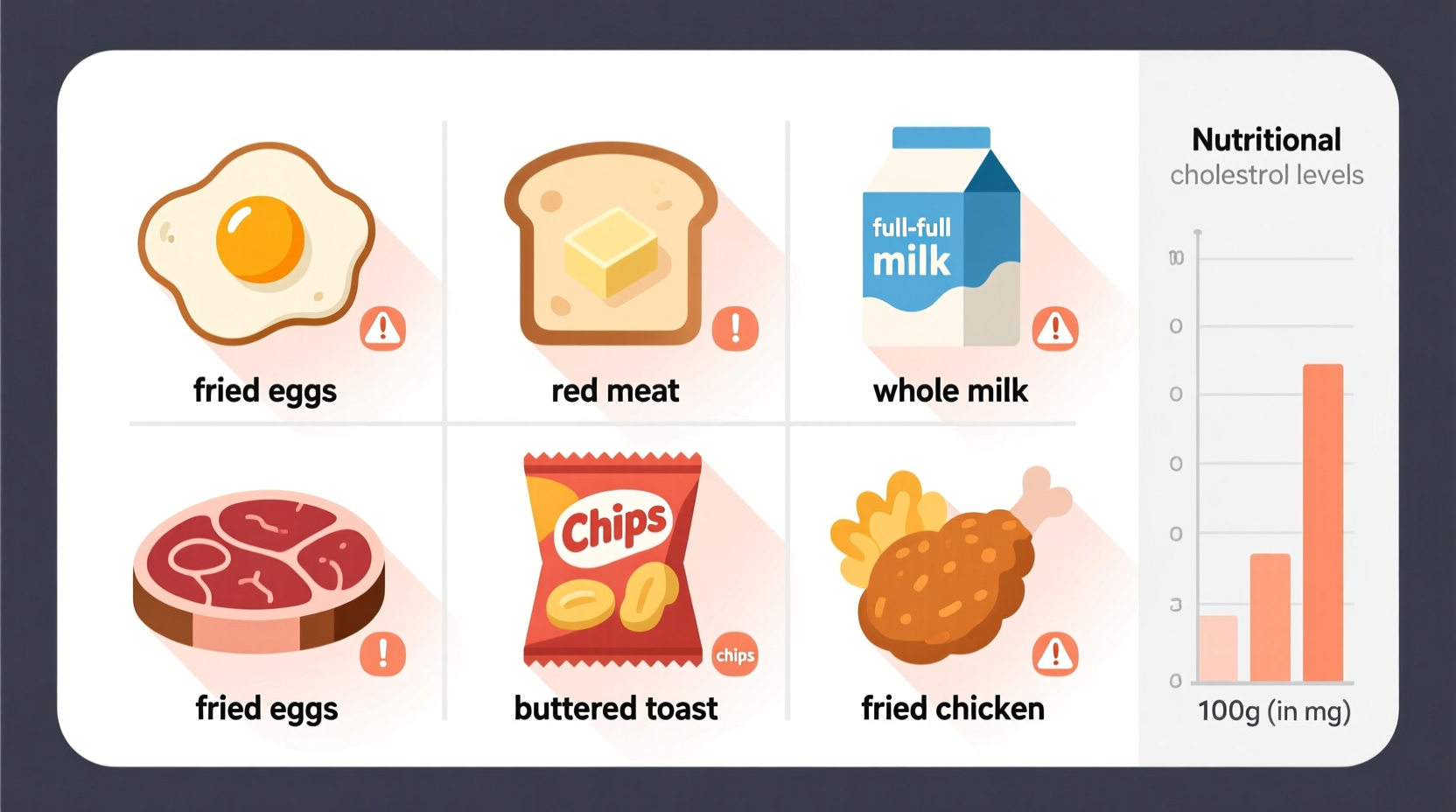 what foods increase cholesterol