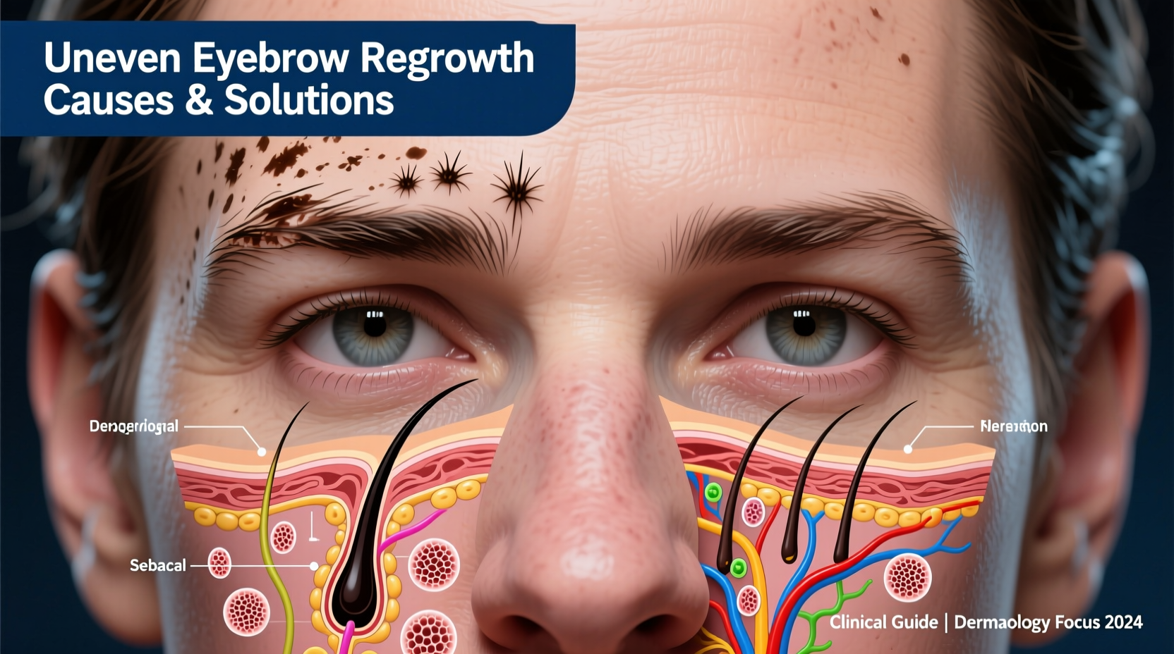 why are my eyebrows growing unevenly and how to encourage balanced regrowth