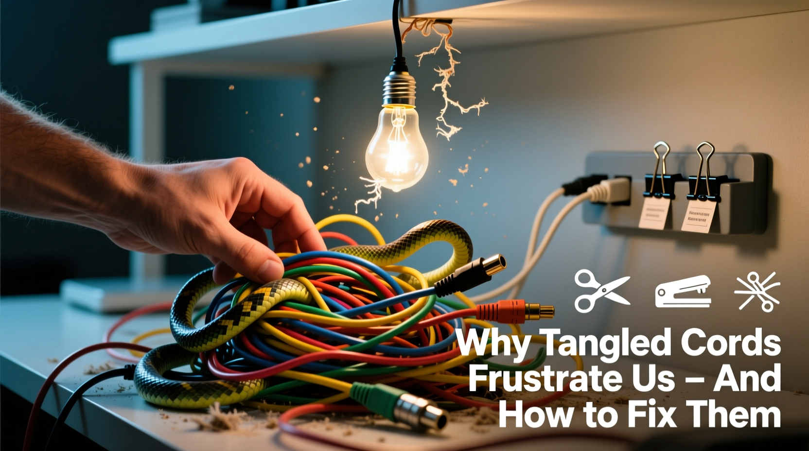 why do tangled lights cause frustration and what tools actually help untangle them