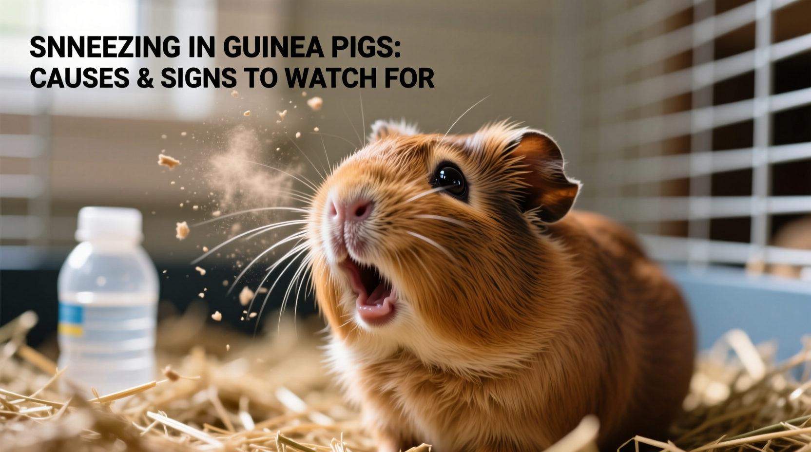 Picture of Why Is My Guinea Pig Sneezing Causes And Signs You Should Watch For