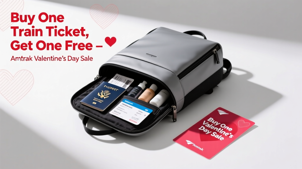 Amtrak’s Valentine’s Day Sale: Buy One Train Ticket, Get One Free — What You Need to Know Before Booking