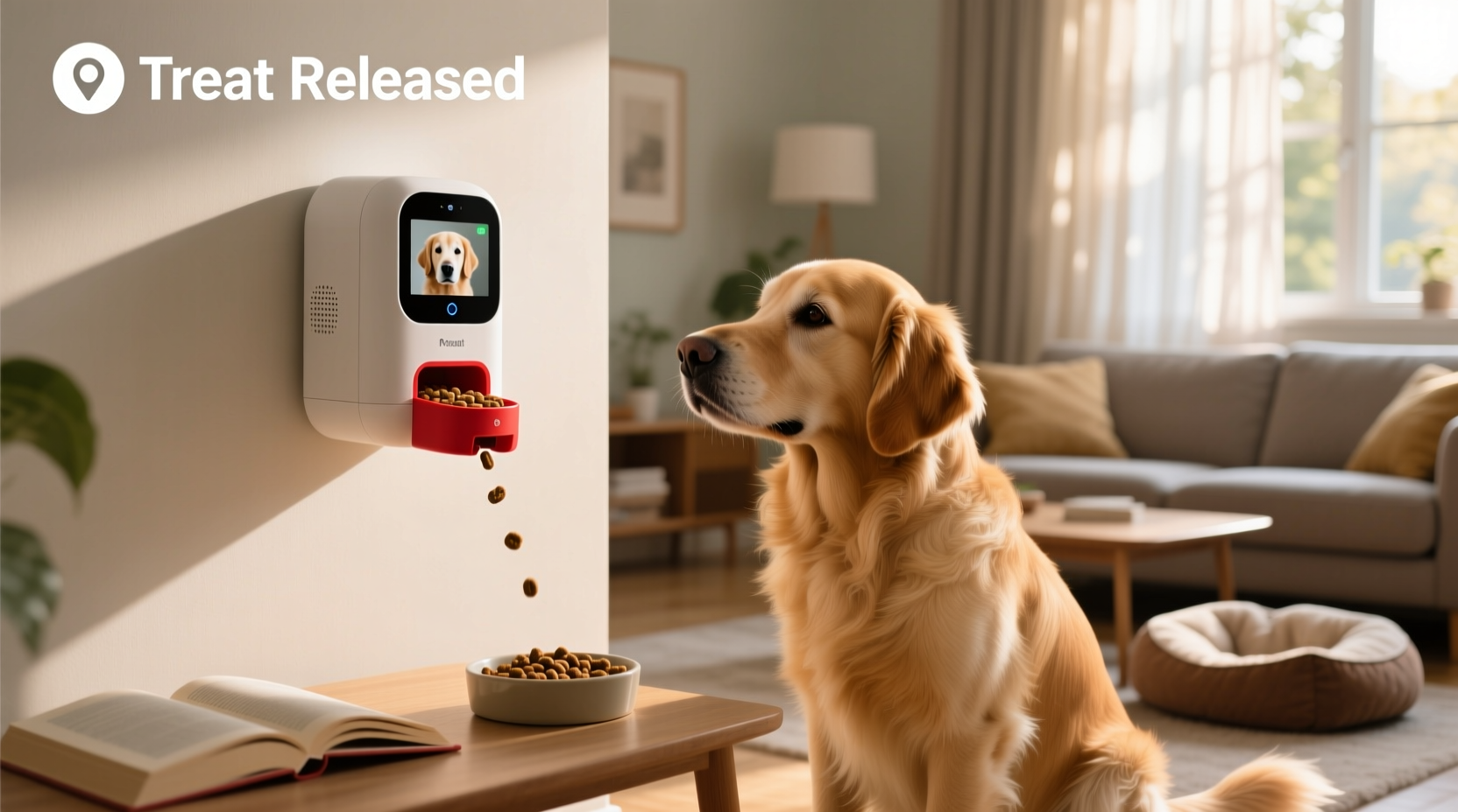 do pet cameras with treat dispensers really reduce dog anxiety