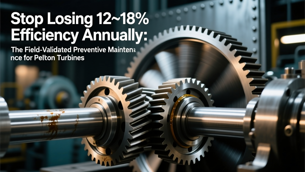 Pelton Turbine PM Checklist: Cut Downtime 63%, Boost