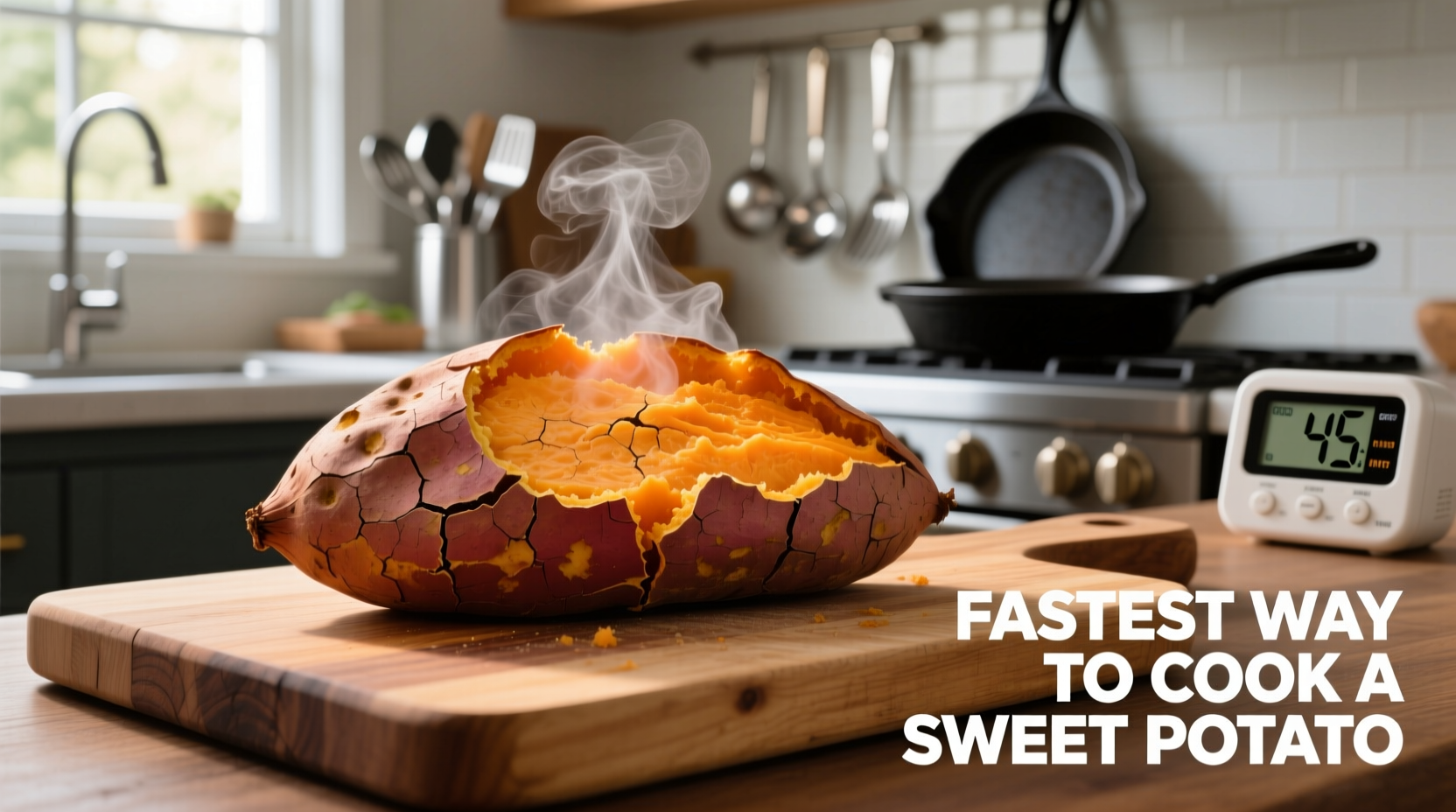 Fastest Way to Cook Sweet Potato: 5-Minute Microwave Method
