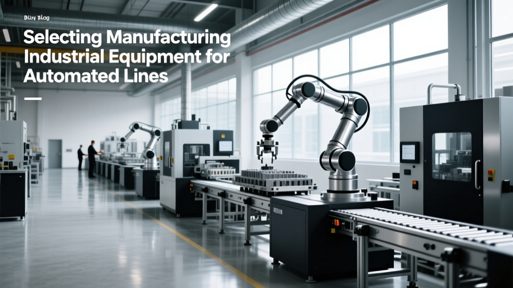 Selecting Manufacturing Industrial Equipment for Automated Lines